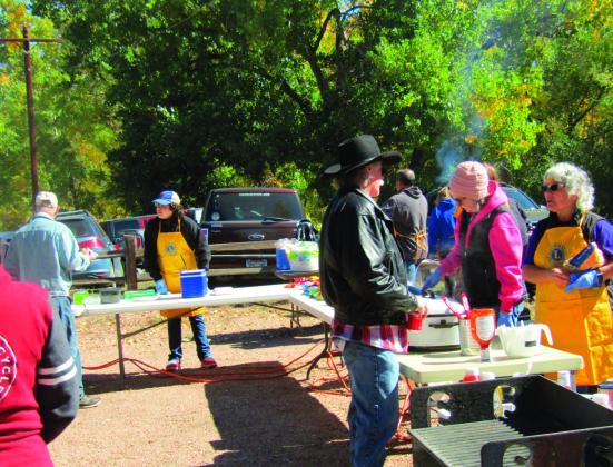 The Lions Club provided a tasty lunch and snacks during the car show. Photo by Shirley Pigg
