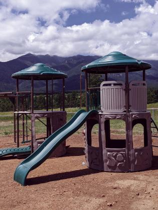 Courtesy Photo A new playground is ready for use at the Greenhorn Valley Baptist Church Daycare facility, located at 7965 Grand Vista, Rye, Colorado.