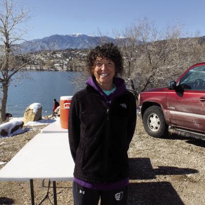 Courtesy Photo Rye High School teacher Karen Hopkins organized the annual Polar Plunge with her family to honor the memory of daughter, Maggie Drew Peters. Funds provide scholarships to local students.
