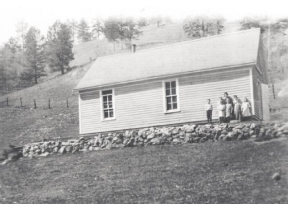 Joseph Bigelow and Thomas McConnell built a new Fairview School with student seats, desks, and blackboards. Courtesy Photo