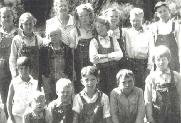The Fairview School students pose for a school photo. Courtesy Photo