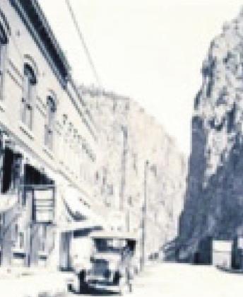 This old photo shows Main Steet in Creede , Colorado about the time the original Tomkins Hardware Company was opened there. Courtesy Photo