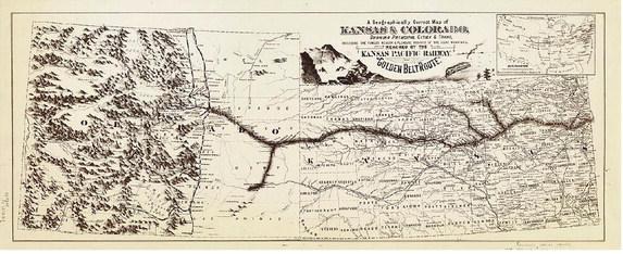 Kansas Pacific Map to Denver Courtesy Image