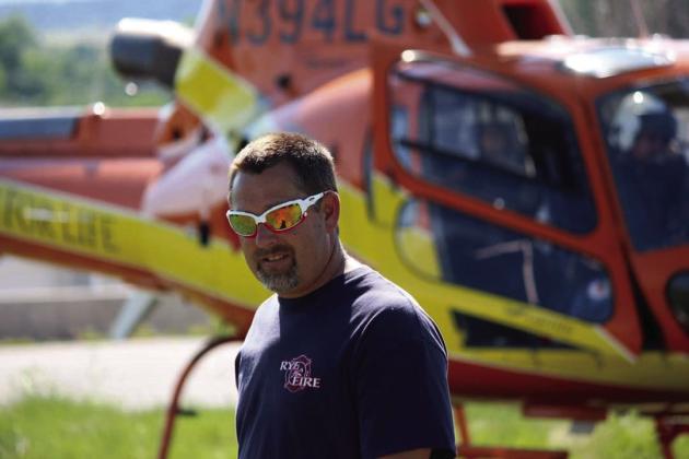 Rye Fire Protection District Fire Chief Steve Bennett has held his EMT certification since 1992. Courtesy Photo