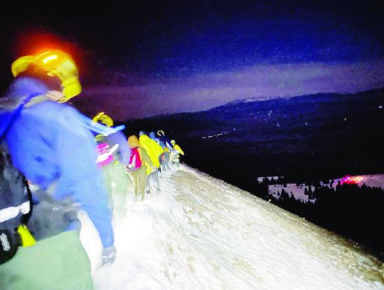 Agency teamwork leads to a successful rescue on Rye’s Greenhorn Mountain trailhead. Courtesy Photo