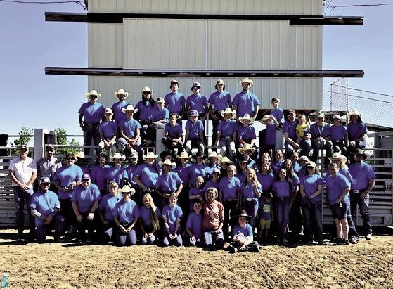 The 2023 Spanish Peaks Rodeo Bible Camp campers, staff, and volunteers came together to worship and enjoy life. Courtesy Photo