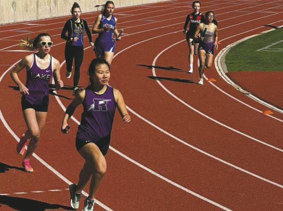 March 22 was a beautiful day at Dutch Clark Stadium where the boys and girls track teams competed in the Larry Pickering Invite. Courtesy Photo