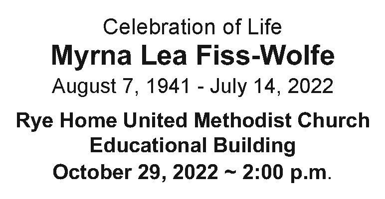 Myrna Lea Fiss-Wolfe