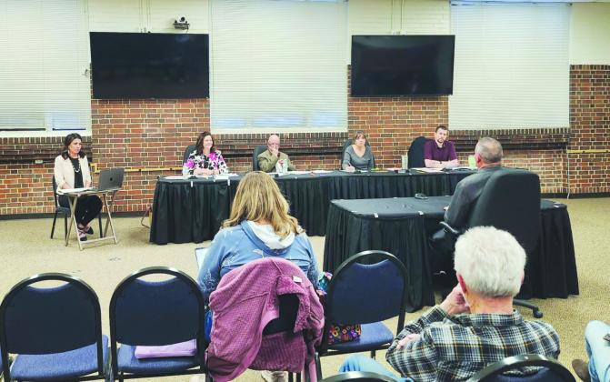 The Pueblo County School District 70 Board of Education interviewed four candidates for the District II Director position. Photo by Shirley Pigg