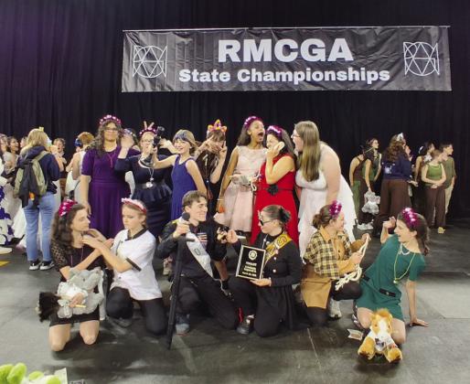 Rye High School Winterguard Competes Against 24 Teams