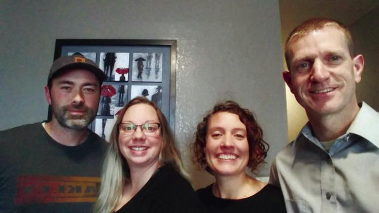 Piano Marvel staff members (L-R) Joel Shifflet, Vice President; Suzette Moyer, Office Manager; Heidi Garner, Chief Marketing Officer; and CEO and founder Aaron Garner Courtesy Photo