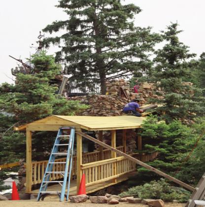 Bishop working on the Gate House Bridge. Courtesy Photo