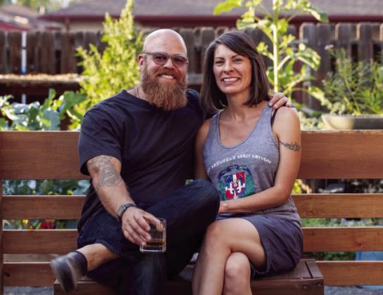 Joshua and Felicia Peterson, owners/operators of Gin and Bear It Liquor, 4340 Valverde Way, Colorado City. Courtesy Photo