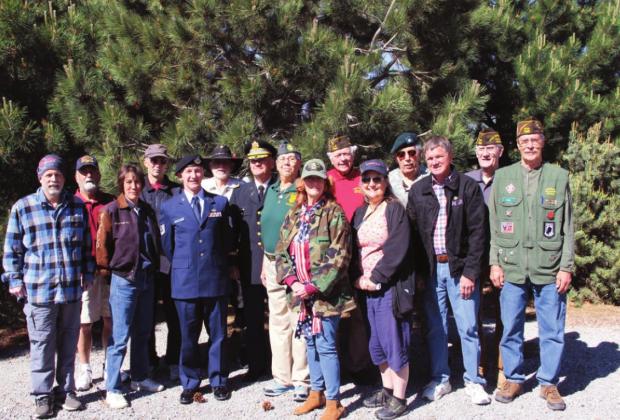 Area veterans honored at the 2022 Memorial Day Ceremony held at the Colorado City Cemetary, May 30. Photo by Terry Kraus