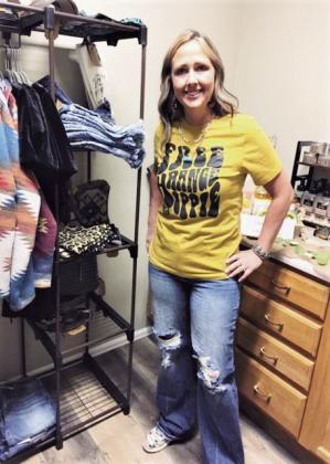 Sarah Hunter, owner/operator of Bee Sassy Boutique Photo by Shirley Pigg