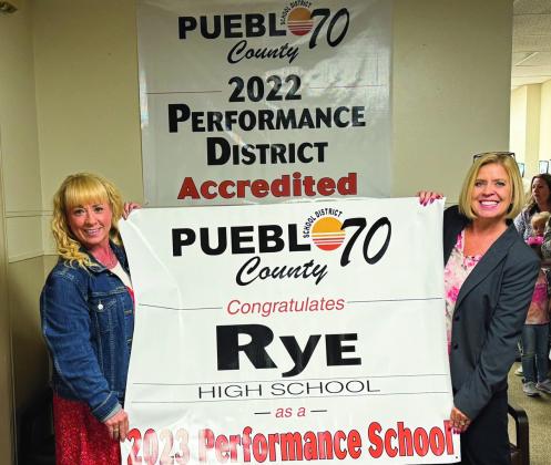 Rye High School, Craver Middle School, Rye Elementary School and Beulah Elementary School received performance awards. Courtesy Photo