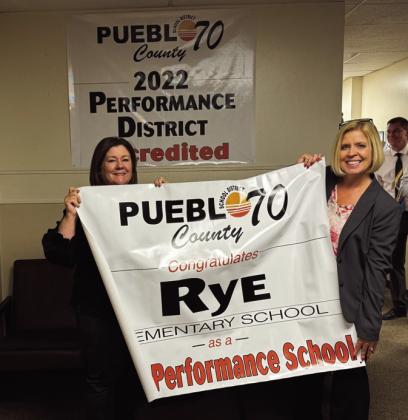 District 70 Schools Presented Performance Banners