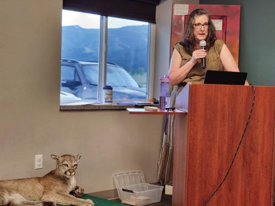 The Beulah Historical Society hosted Colorado author Randi Samuelson-Brown talking about her book, 'The Western Horse'. Photo by Shirley Pigg