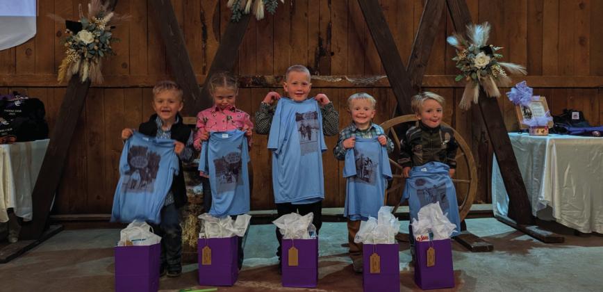 Leadline contestants all received a witty T-Shirt at the RCC Saddle Club Awards Banquet. Courtesy Photo
