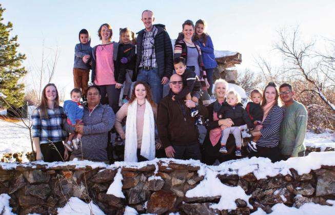 House District 46 Candidate Jonathan Ambler with his family. Ambler moved to the Greenhorn Valley in 1991. Courtesy Photo