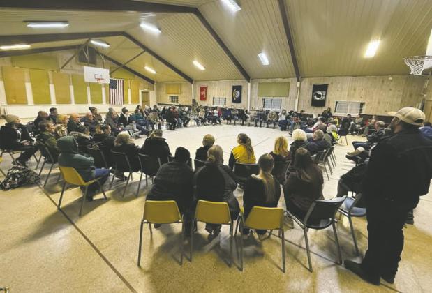 The Beulah Community was enthusiastic about exploring options after the last District 70 Board of Education meeting and possible closure of the Beulah School of Natural Sciences. Courtesy Photo