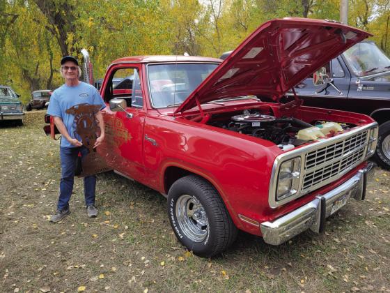 The 2025 Colorado City Rye Lions Club Car Show first-place winner in the stock division was Everett Luther with his 1979 Dodge Lil Red Express Courtesy Photo