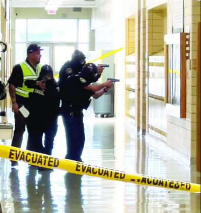 Pueblo County Sheriff’s Office conducts active shooter training at area school buildings throughout the year. Courtesy Photo