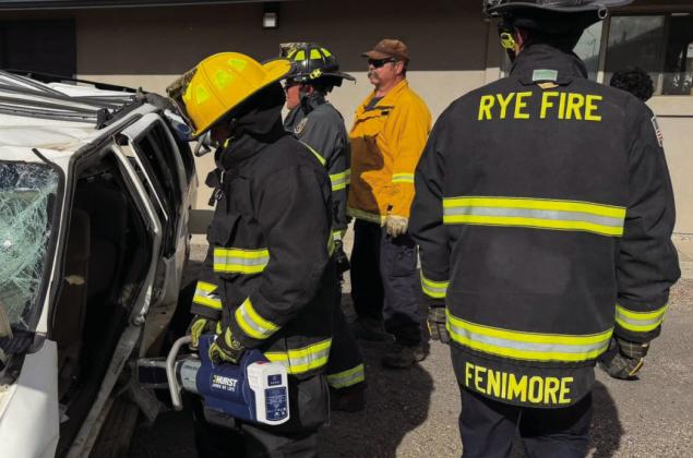 An important training session by RFPD to allow employees a chance to get familiar with new tools. Courtesy Photo