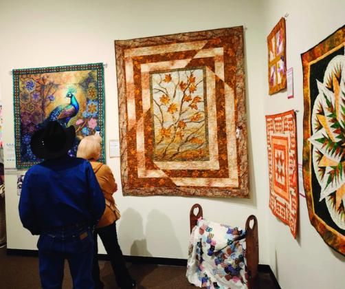 Attendees gazed in wonder at the breathtaking quilts displayed at the Southern Colorado Regional Quilt Show. Photo by Shirley Pigg