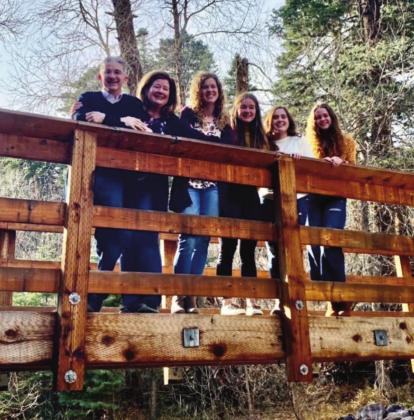 Ruth Moats, Craver Middle School teacher, with her family. Courtesy Photo
