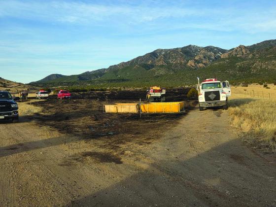 Multiple agencies responded to the Lascar Fire to get it contained quickly. Courtesy Photo