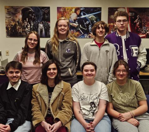 Front Row, L-R: Gabe Garcia, Cole Brooks, Emma Garcia, Carina Milne Back Row: Kaci Ford, Tavie Hunter, Carter Ford, Mathius Lorenz Courtesy Photo