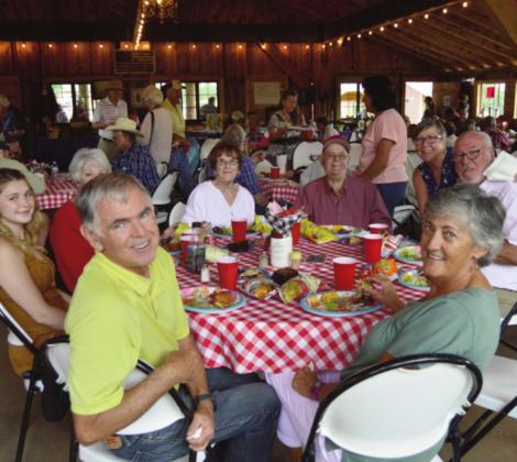 Friends and family enjoy the 21st Annual Mountain Aire Festival and Auction at Brush Canyon Ranch near Rye, Colorado Photo courtesy of Deb Staub