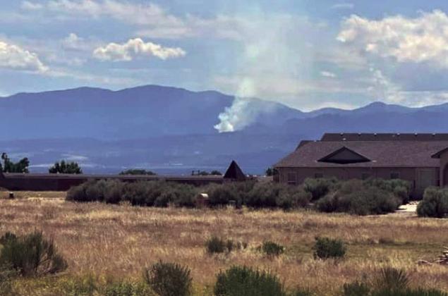 Firefighters are continuing to fight the Oakridge Fire, located in Southern Pueblo County near the Custer County line. Courtesy Photo