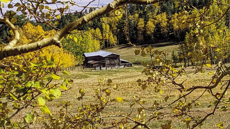 BEST PHOTOGRAPH - 2022 Fourth Quarter Review, by Deb Straub. The Pope Barn near San Isabel. Submit your photos to editor@greenhornvalleyview for inclusion in the www.greenhornvalleyview.com ~ Gallery Photo by Deb Straub