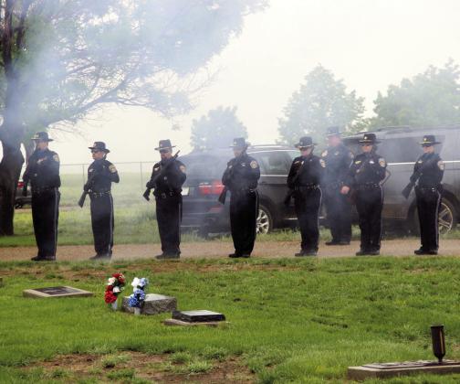 Greenhorn Valley View file photo, 2021 Memorial Day Color Guard Cuerno Verde VFW Memorial Day Observance. Photo by Terry Kraus