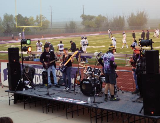 The RHS Rock Band played at the 2022 Homecoming festivities during last week’s football game. Photo by Deb Straub