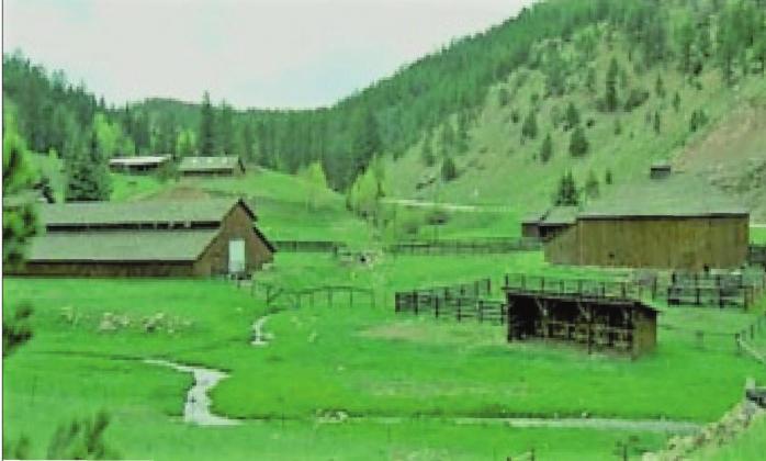The historical Harscrabble Ranch at MacKenzie Junction. Donald MacKenzie managed the ranch until his death in 1957. Courtesy Photo