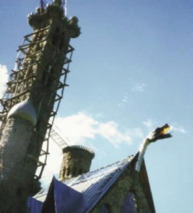 The famous firebreathing dragon of Bishop Castle.Courtesy Photo