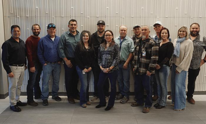 Part of the team of 30 people in the Planning and Development Office for Pueblo County. Director of Planning and Development Carmen Howard is second from the right.