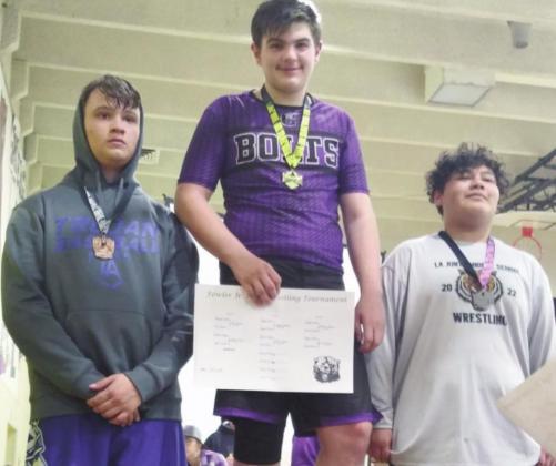 Craver Middle School Wrestler, Nick Jones Courtesy Photo