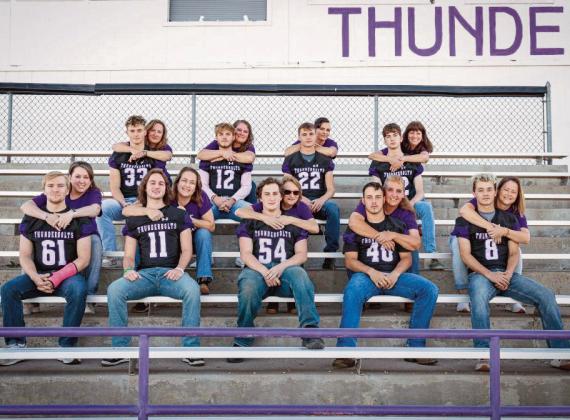 From left to right on the top row are: Dylan Hurne and his mom Angel Hurne, Samuel Adams and his mom Loni Adams, Codah Graber and his mom Courtney Graber, Brenden Gray and his mom Joanna Gray. From left to right on the bottom row are: Rylan Baker and his mom Bridget Baker, Cael Sirbu and his mom Ara Sirbu, James Scott and his grandma Frankie Scott, Derick Bak and his mom Rachelle Bak, Nolan Schauer and his mom Leah Schauer Photo by Chelsy Singleton