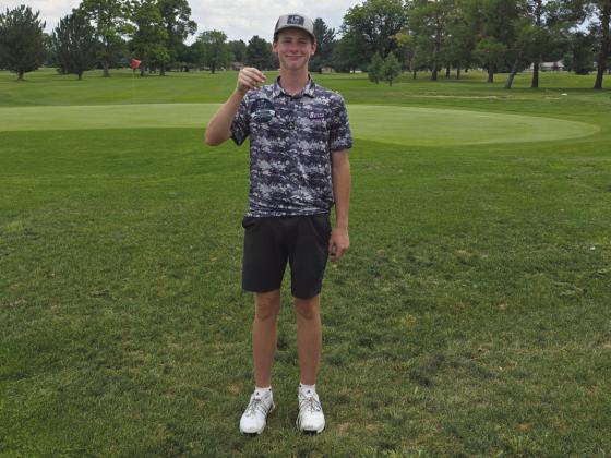 Ty Wood took runner-up in the South Colt Invitational with an overall score of 76. Wood is a freshman. Courtesy Photo