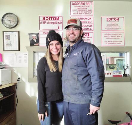 Bryon and Erika Seybold, owners/operators of The Service Center in Colorado City, extend their gratitude to the community. Courtesy Photo