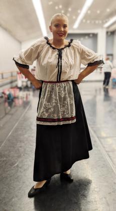 Courtesy Photo Madison Heasley, a Freshman at Rye High School, performs as a member of the French Corps, Rose Bud, and a maid in ‘Nutcraker the Ballet”, beginning Thursday.