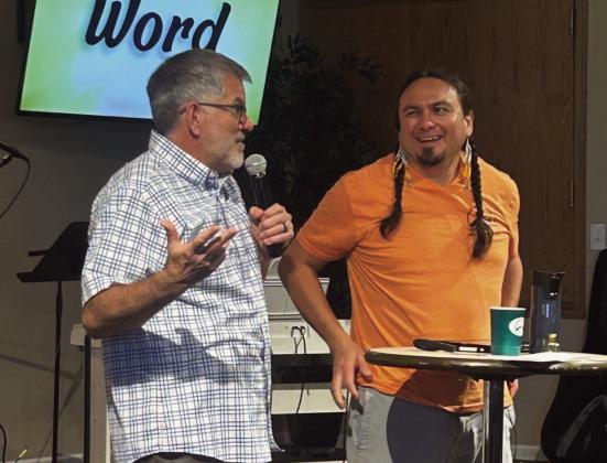 Shane Bennett (L) , Table Mountain Church Lead Pastor, and worship director Sergio Mireles. Courtesy Photo