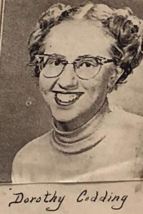 Dorothy Codding. 1956, Rye Courtesy Photo
