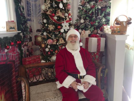 The main character of the day! Santa came to Rye to listen to all the children’s wishes Photo by Shirley Pigg