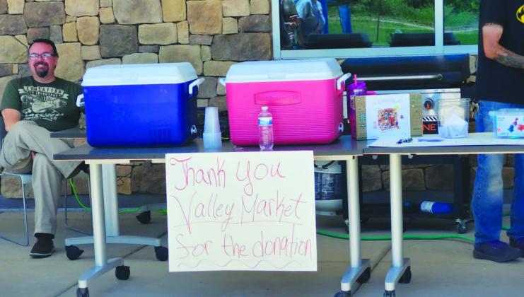 Valley Market donated the supplies for lunch at the Greenhorn Valley Library Summer Reading Kickoff Party. Photo by Shirley Pigg