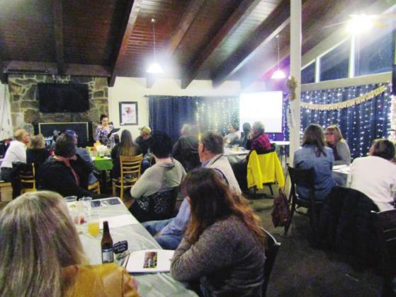 Every table was filled at the Greenhorn Valley Chamber's Annual Dinner and Meeting held at the Round Table at Hollydot. Photo by Shirley Pigg
